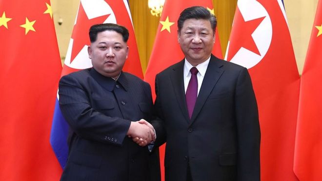 朝鲜最高领导人金正恩向习近平致亲署信表示慰问