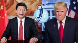 习近平同美国总统特朗普通电话