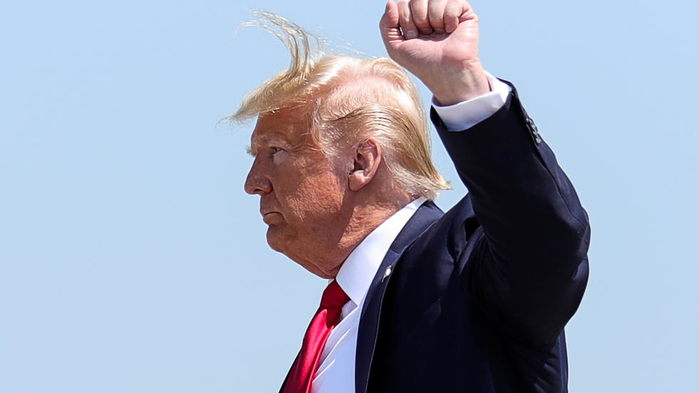 特朗普表示与中国和睦相处是一件好事