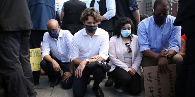 参与反种族主义集会 杜鲁多违反居家令