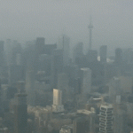 多伦多今天空气污染指数达到10级”最高风险”水平