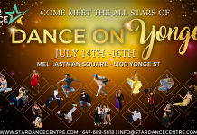 城中盛事首届“Dance on Yonge” 央街舞蹈艺术和美食节即将热辣登场