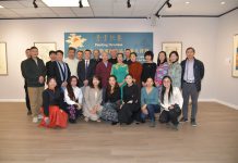 丹青供养-李巍松重彩工笔作品加拿大首展新闻发布会在雁鸣美术馆隆重举行