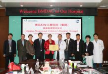 加拿大白求恩医学发展协会专家团来青岛妇儿医院交流访问并签署合作协议