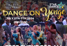 7月5日-7日Dance on Yonge舞蹈美食节再度热辣开场