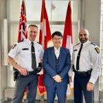 万锦市区域议员何胡景( Alan Ho)与YRP约克区第五区新任警司会议 聚焦社区安全问题